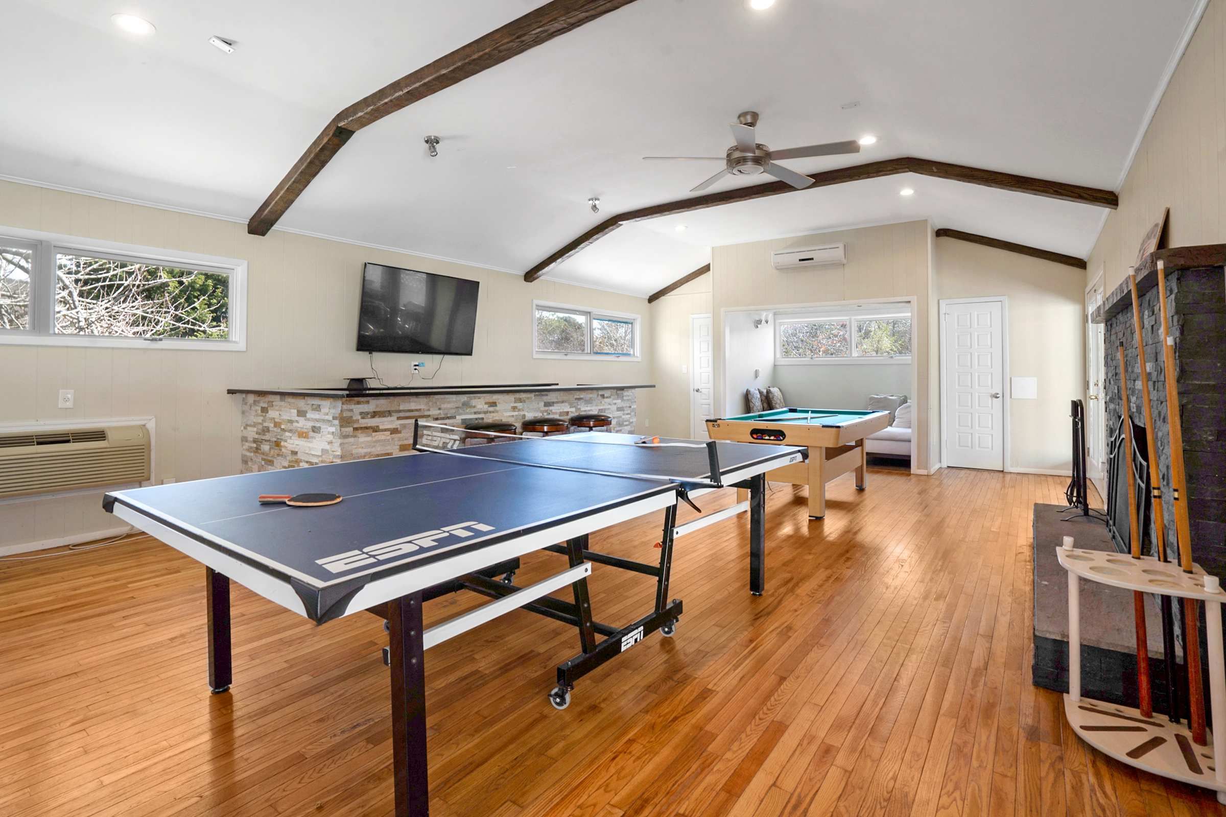 Game room in our Sprawling Southamption Home.